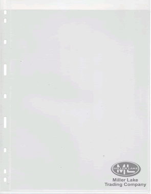 1-Pocket Postcard Pages-Clear