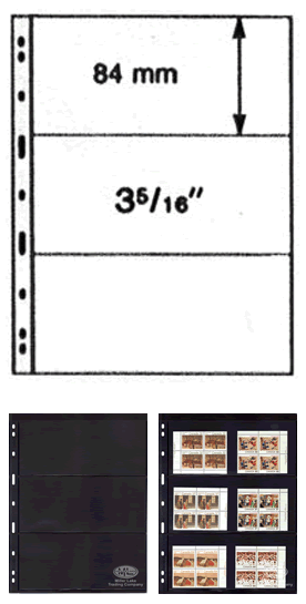 3-Strip Stamp Stocksheets