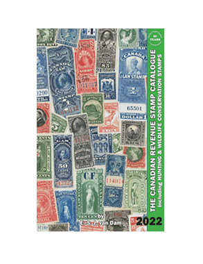 Canadian Revenue Stamp Catalogue ESJ Van Dam - 2022