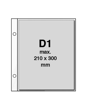 Davo Luxe 1-Pocket Pages - Clear - Pack of 10