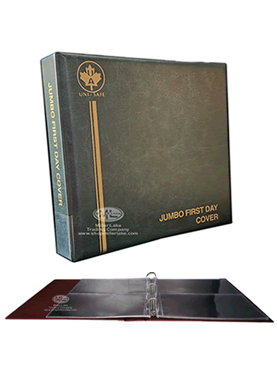 First Day Cover Album Jumbo - Green