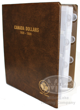 Unimaster Coin Album Canada Dollars Dated 1935-1986 - #164