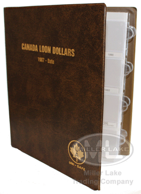 Unimaster Coin Album Canada Loon Dollars Dated 1987-Date - #167